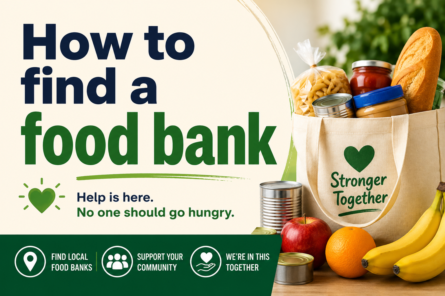 How to find a food bank